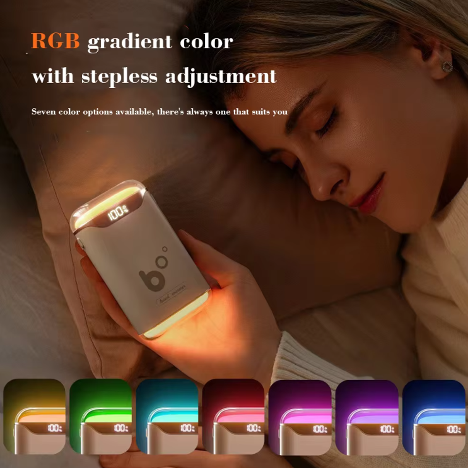 Portable Rechargeable Digital Display Hand Warmer 3